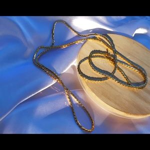 Vintage Monet Gold-Plated Long Necklace